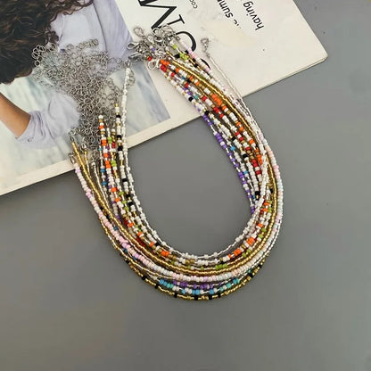 Choker Chain Fashion  Charm Collar Colorful Handmade Colar Collar Necklace Jewelry Femme