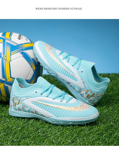 New Kid Match Boys Professional Non-Slip Comfortable Football Boots Sneakers Match Soccer Shoes Outdoor Sports Shoes Unisex