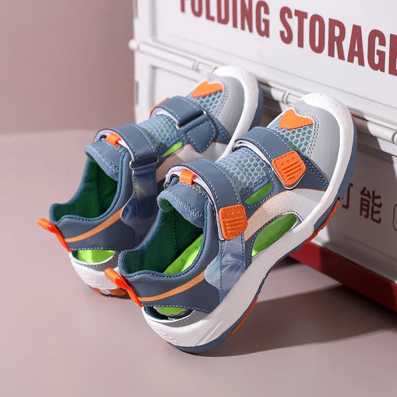 Children Shoes Boys Sandals Summer Shoes Sneaker Luxury Designer Non-slip Sports Casual Flat Boy Sandals Shoes
