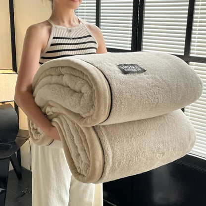 New Grade A Half-sided Velvet Autumn Winter Keep Warm Blankets for Bed Soft Fluffy Warmth Sofa Blanket Shawl Napping Blankets