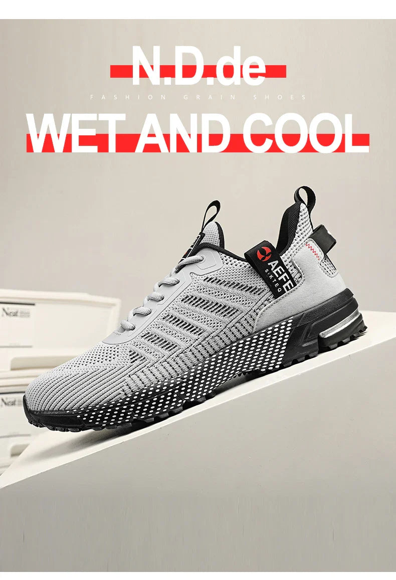 Men Running Shoes Breathable Outdoor Sports Shoes Lightweight Sneakers for Men Comfortable Athletic Training Footwear