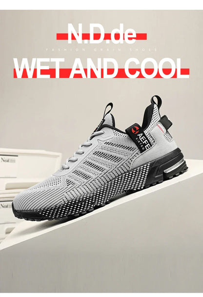 Men Running Shoes Breathable Outdoor Sports Shoes Lightweight Sneakers for Men Comfortable Athletic Training Footwear