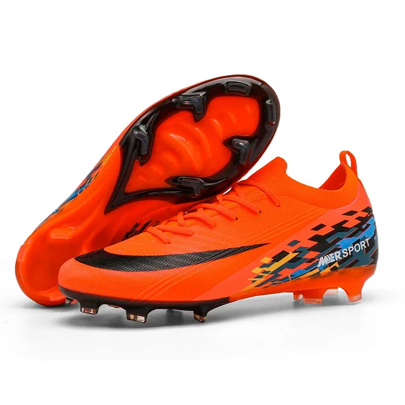 New Men Football Boots Ultralight Soccer Shoes Sport Outdoor Match Unisex Non-Slip Cleats Adult Comfortable Grass High-quality