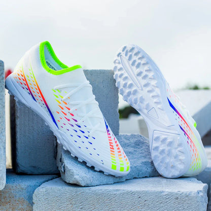 Soccer Shoes Men's Women TF/FG Football Boots Non-Slip Cleats Traning Grass Sneakers Teenagers Outdoor Breathable Sport Footwear