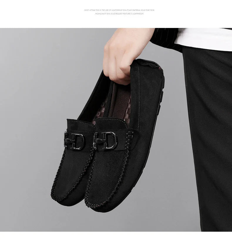 The 2025 new men's soft-soled comfortable casual shoes are versatile Lazy people can wear them on one foot Size 46 size 47