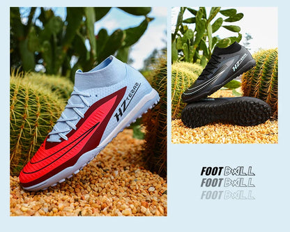 New Men Football Boots Training Breathable Cleats Adult Outdoor Non Slip Match Long Spikes Soccer Shoes Sport Boys Comfortable