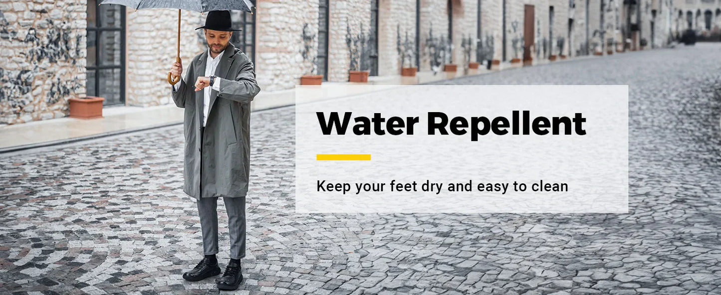 Men‘s Dress Shoes Leather Wide Formal Business Shoes for Men Breathable Casual Luxury Wedding Shoes Non-Slip Size 40-50