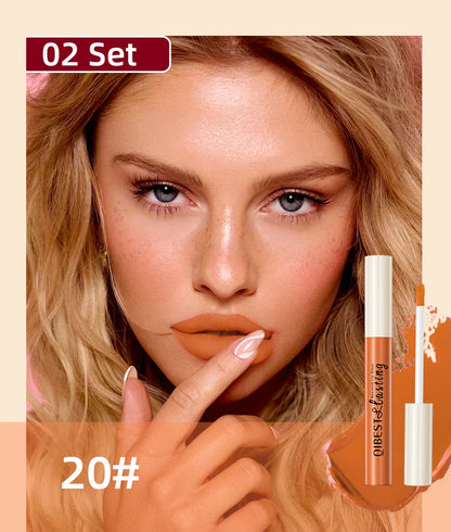 12 Colors Matte Liquid Lipstick Sets Lip Gloss Waterproof Long Lasting Sexy Red White Black Nude Lipgloss Makeup Sets