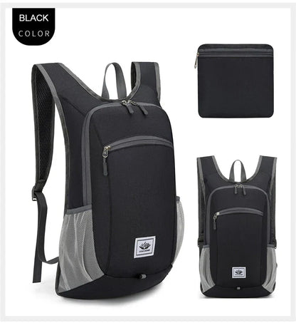 Portable Foldable Backpack,Men Women Ultralight Folding Bag,Outdoor Climbing Cycling Hiking  Knapsack Travel Daypack