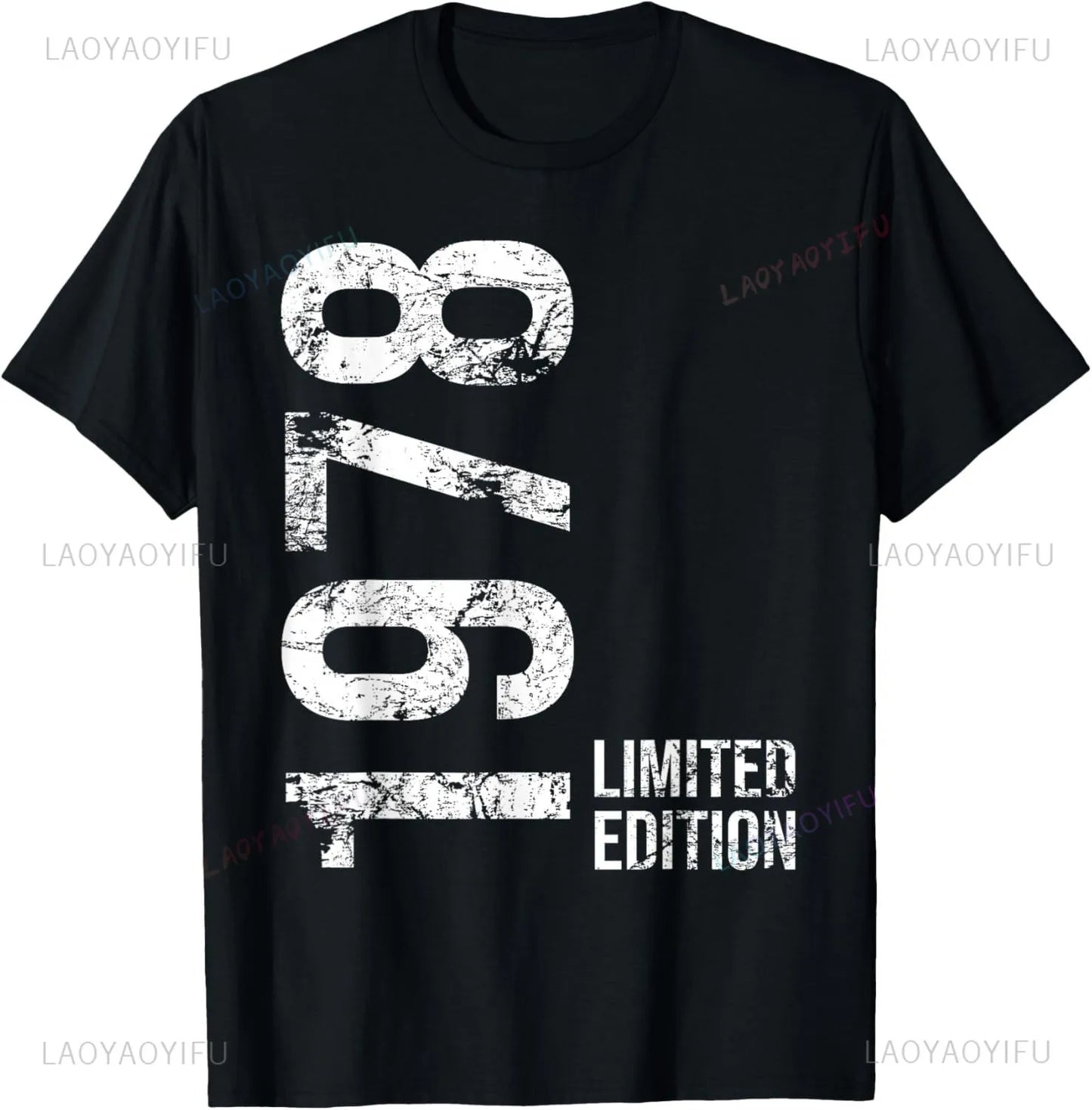 Vintage 1978 Limited Edition Birthday 1978 Men Women Vintage T-Shirt Casual Streetwear Short Sleeve Printed T-shirt