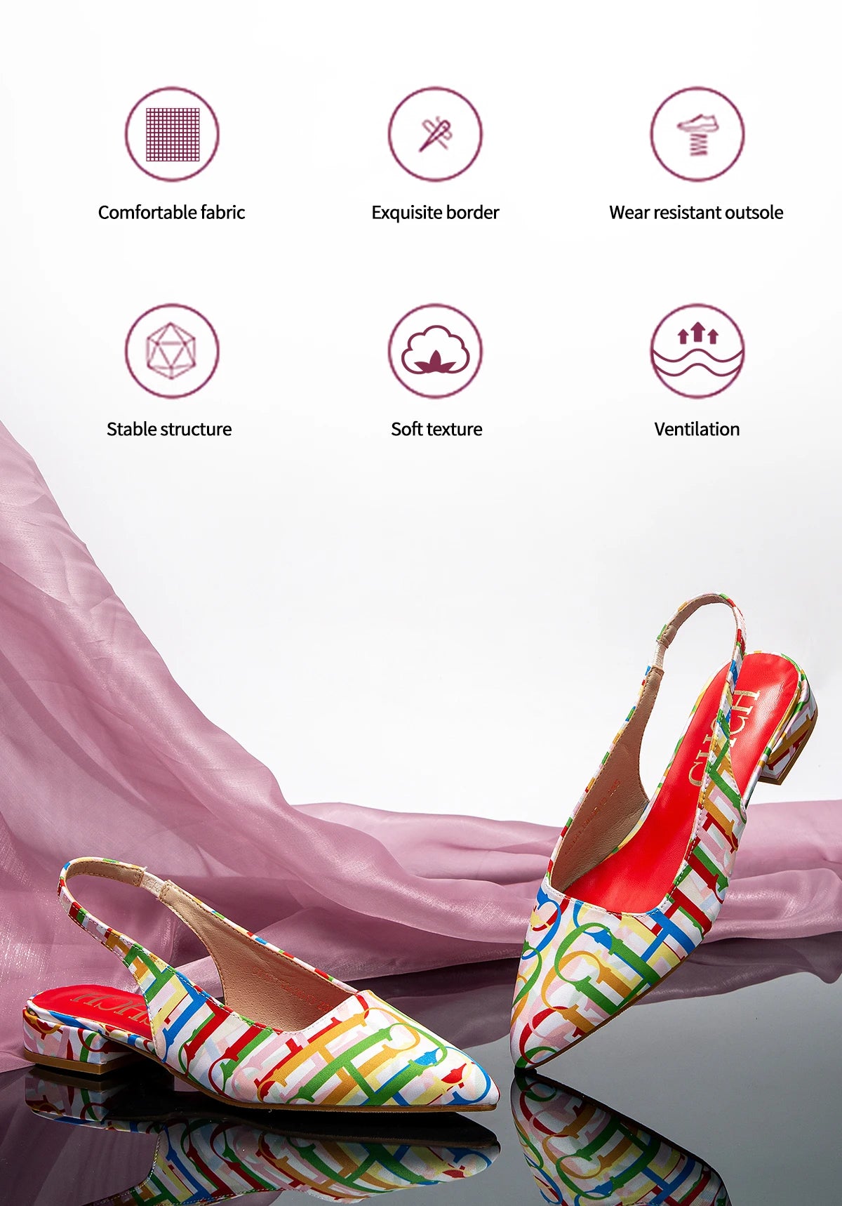 Sandals Light Luxury  Design New Women's Flat Bottom Summer Low Heel Ankle Strap Sandals Open Toe Sexy Travel Party Sandals