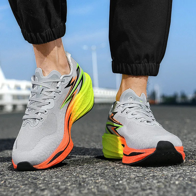 Men Sports Running Shoes Casual Marathon Lightweight Women's Comfortable Athletic Nonskid Walking Sneakers Outdoors Couple Shoes