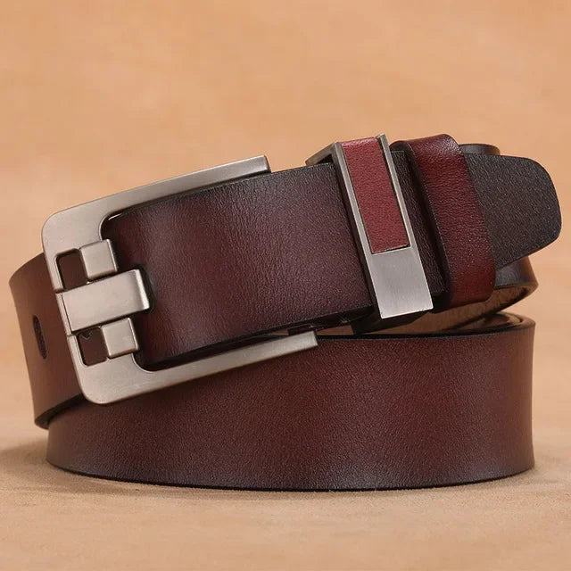 2024 Genuine Leather Belt Men 140 150 160 170cm Large Size Luxury Designer Belts Split Leather High Quality Waist Belt