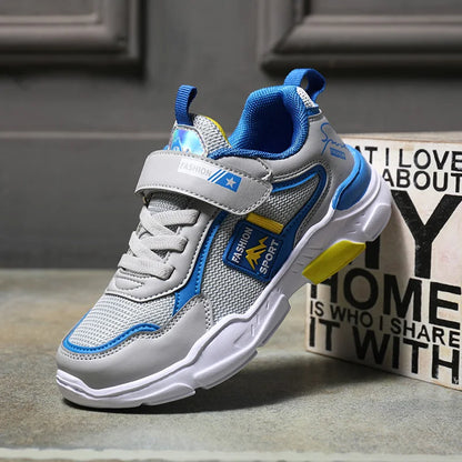 Kids Mesh Running Shoes Fashion Youngsters Teens Casual Walking Students Sneakers Breathable Soft Children Outdoor Sports Tennis