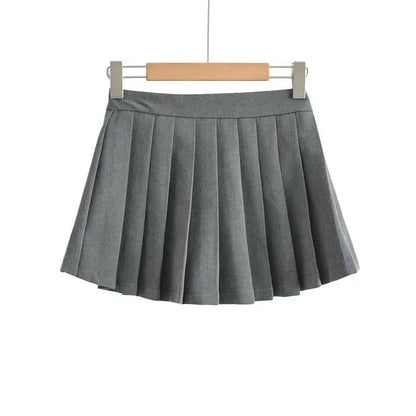 Mooyufon Sexy Women Pleated Skirts High Waist Summer Vintage Mini Skirts Korean Tennis Student White Designed Dance Skirt