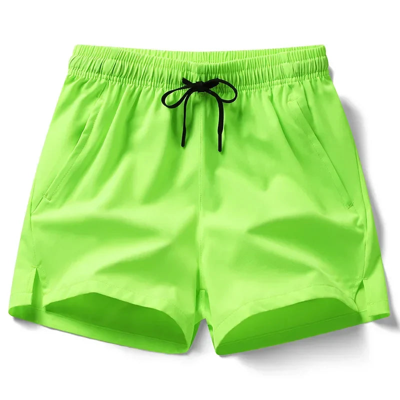 Summer Mens Sports Sweatpants casual Shorts Pockets Basic Solid Color Lightweight Pants Jogging Beach Shorts Men