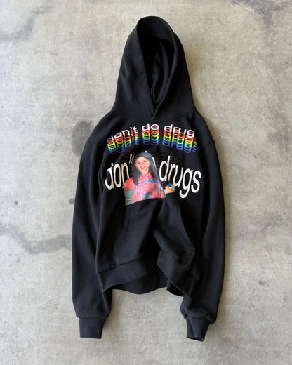 Vintage Style Hoodie Embroidery Print Hoodies Women Grunge Sweatshirt Tops Streetwear Harajuku Gothic Y2k Women Clothing