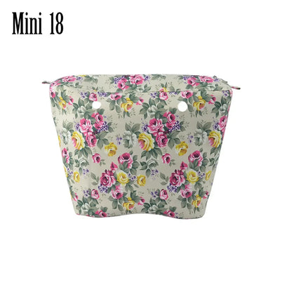 Composite Twill Cloth Waterproof Inner Lining Insert Zipper Pocket for Classic Mini Obag Senior Inner Pocket for O Bag