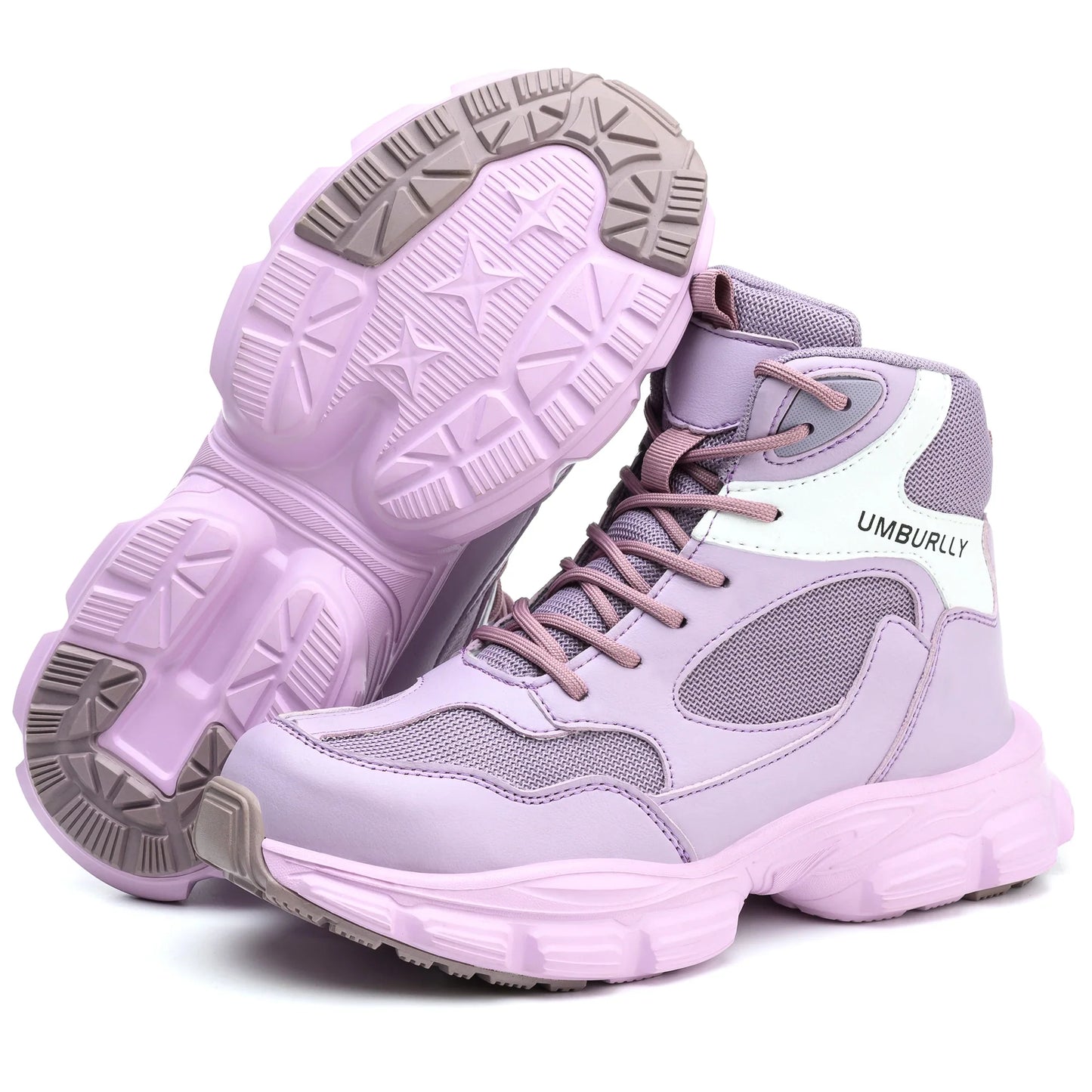 Work Safety Shoes Womens Steel Toe Cap Puncture-Proof Anti-smash Boots Sport Indestructible Boots Wear Lightweight Sneakers