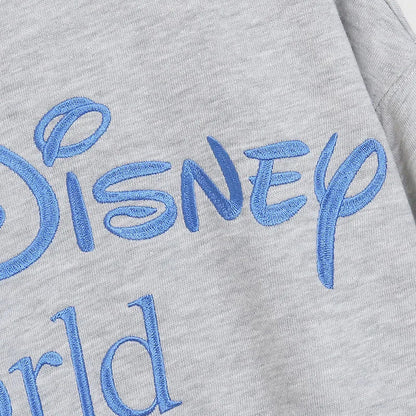 Embroidery Sweatshirt Inside Out Cartoon Jumper O Neck Long Sleeve Women Casual Pullover Top