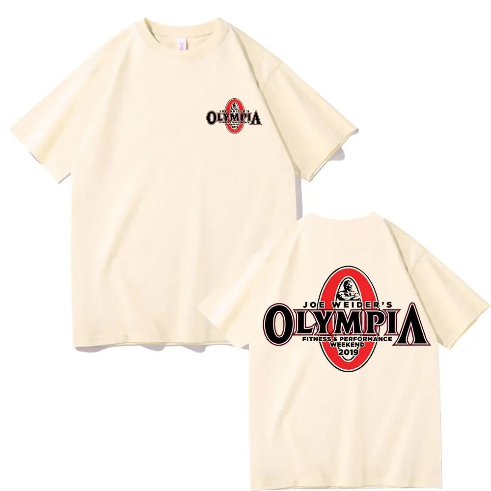 Crew Neck T - Shirt with Fitness - Olympia - Inspired Graphic Unisex Short Sleeve T-shirt High Quality Graphic T Shirts Y2k Tee