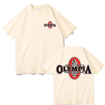Crew Neck T - Shirt with Fitness - Olympia - Inspired Graphic Unisex Short Sleeve T-shirt High Quality Graphic T Shirts Y2k Tee