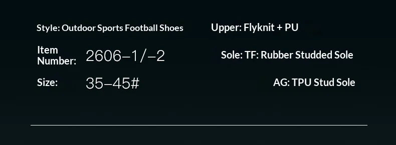 New Men Soccer Shoes Hot Sale Football Boots Women Professional TF/FG Sneakers Unisex High-quality Futsal Cleats Ultralight