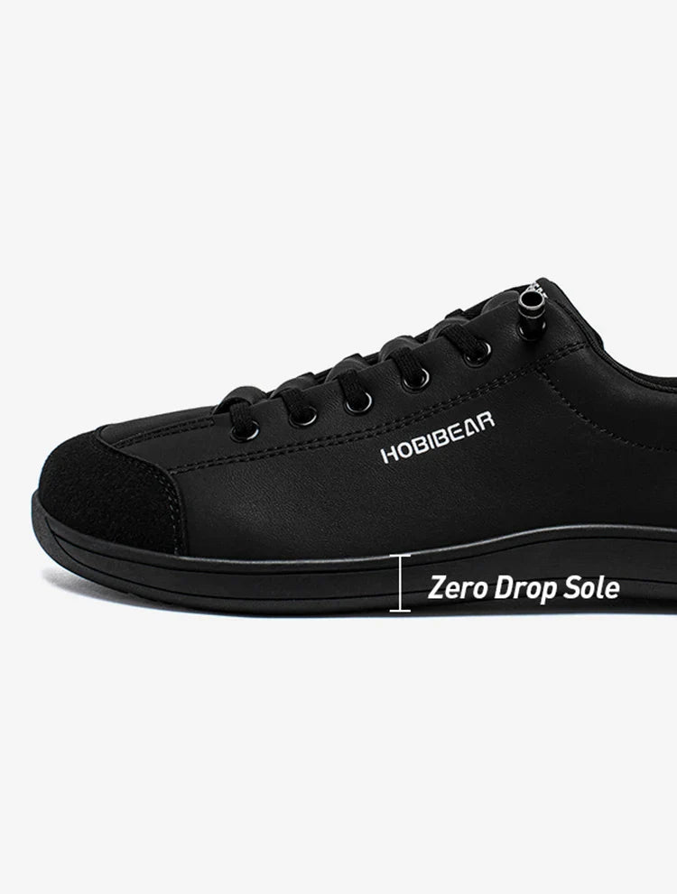 Barefoot Shoes Unisex Wide Toe Artificial Leather Sneakers Zero Drop Slip On Outdoor Lightweight Comfortable Shoes