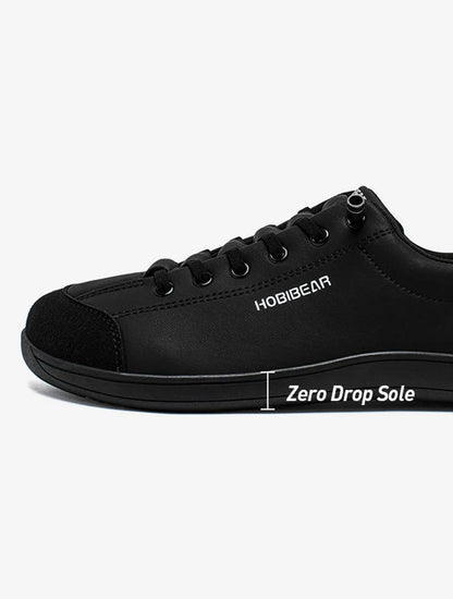 Barefoot Shoes Unisex Wide Toe Artificial Leather Sneakers Zero Drop Slip On Outdoor Lightweight Comfortable Shoes