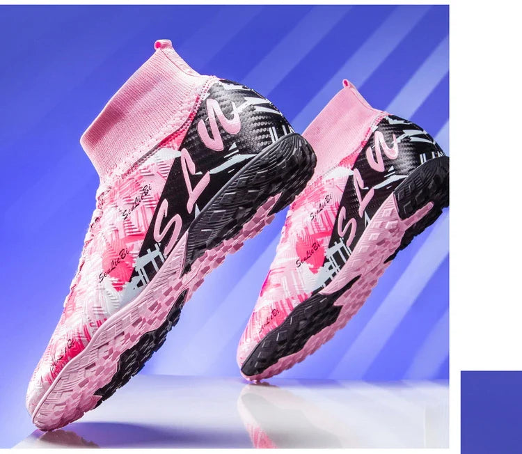 Size 34-46 Men FG/TF Football Boots Futsal Professional Unisex Kids Soccer Shoes Training Outdoor Boys Football Shoes Sneakers