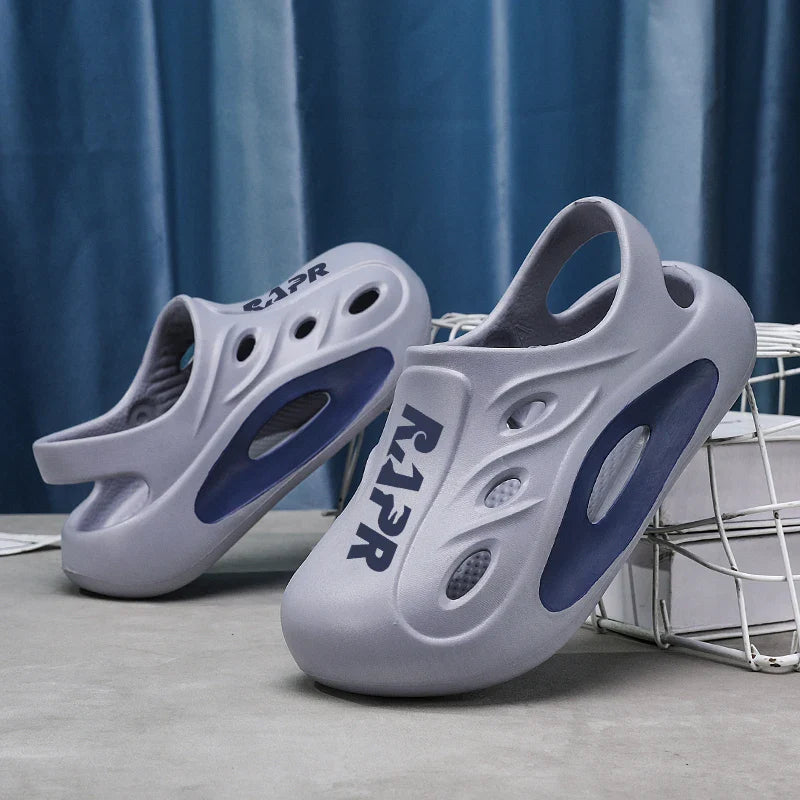 Summer New Children's Shoes Beach Anti-slip Breathable Boy Sandals Fashion Soft Home Children's Sports Shoes 6-12 Years