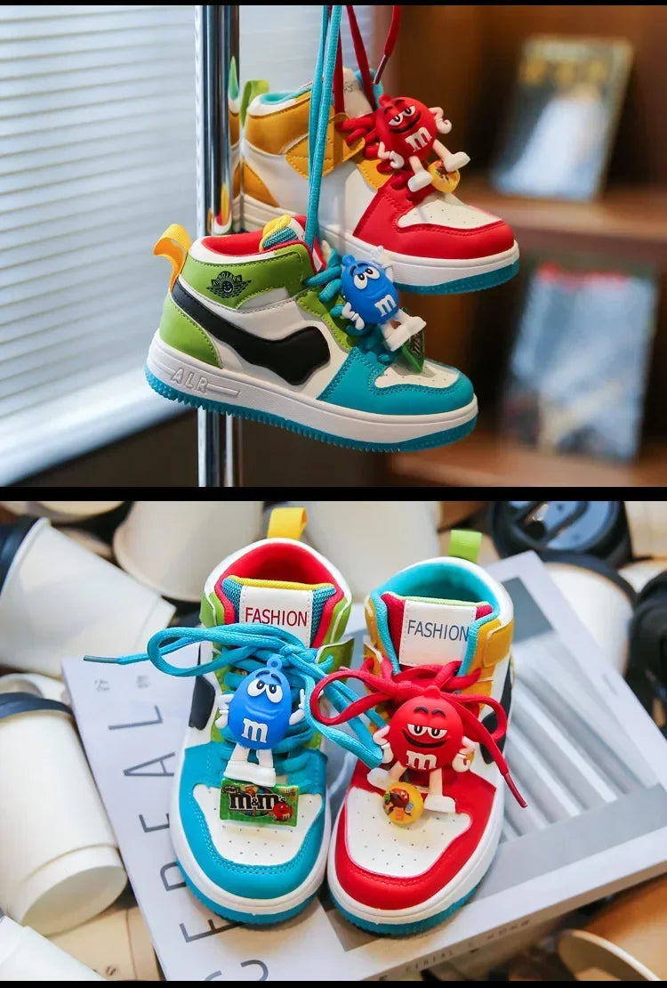Four Seasons New Kids Sneaker Mandarin Ducks Shoes Children Basketball Boys Sports Running Shoes for Girls Casual Board Shoes