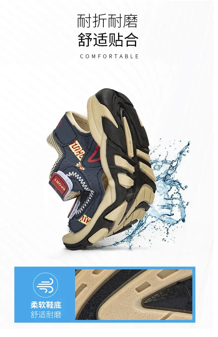 Children Sandals 2026 Summer Children's Sandals Boys Primary School Students Comfortable Soft Bottom Kids Sandals Comfortable