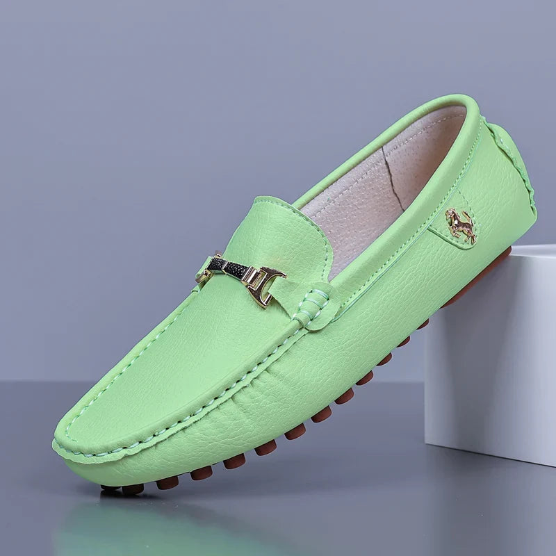 Men Loafers Shoes Formal Dress Shoes Business Casual Shoes for Men Wedding Party Office Shoes Soft PU Leather Loafers Men
