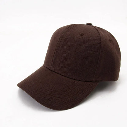 Fashion Retro Solid Color Men and Women Universal Baseball Cap Outdoor Sports Casual Girl Ponytail  Hat Sale