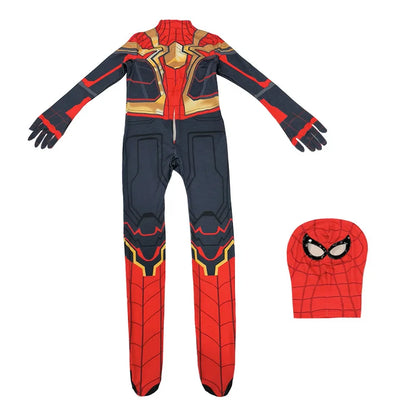 2025 New Spiderman Cosplay Fantasy Costumes Jumpsuit for Boys Girls Miles Morales Superhero Halloween Carnival Zentai Bodysuit