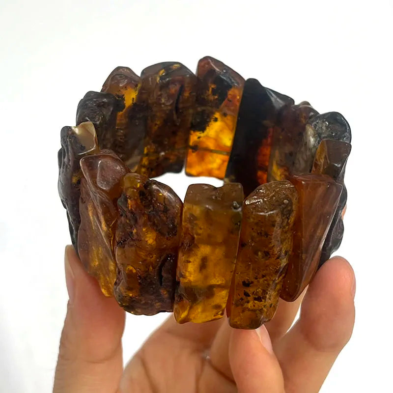 New Amber Bracelet&Bangle for Unisex Gogerous Gift 100% Natural Genuine Bead Factory Baltic Stone Europe Unique Jewelry Supplier