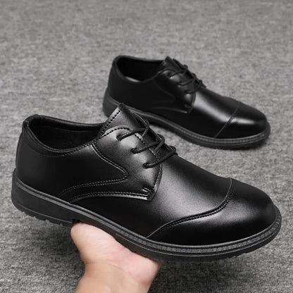 High Quality Italian Luxury Brand Lace-Up Non-slip Men Driving Shoes Leather Men Casual Shoes Breathable formal Mens Dress Shoes