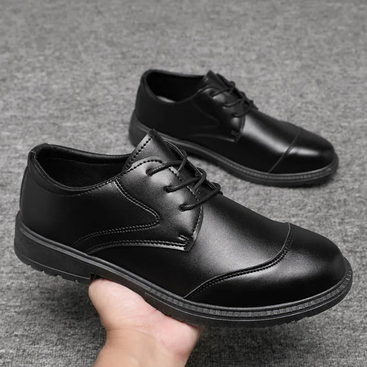 High Quality Italian Luxury Brand Lace-Up Non-slip Men Driving Shoes Leather Men Casual Shoes Breathable formal Mens Dress Shoes