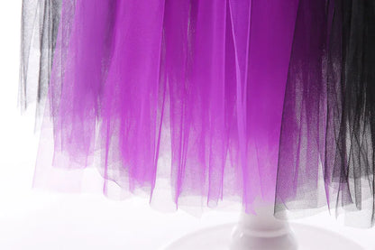 Fantasia Malévola Infantil Meninas Vestido Princesa Bruxa Festa a Fantasia Roupa de Carnaval Infantil Disfarce sem Mangas