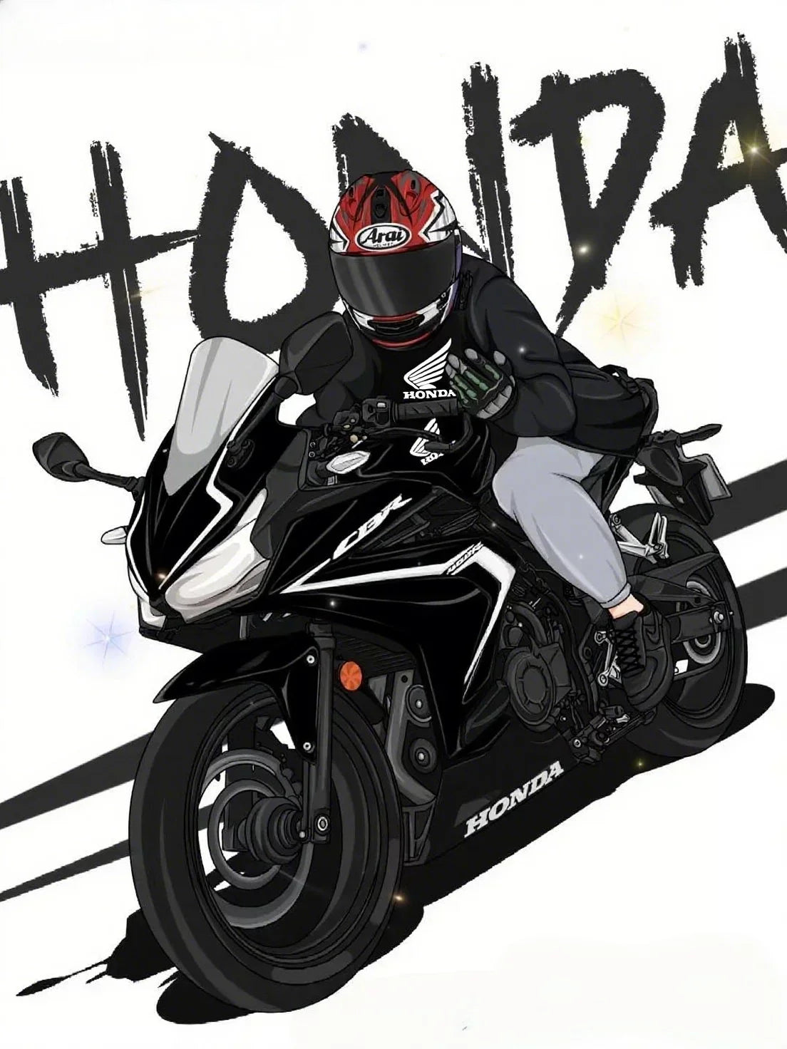 2025 Summer New Cycling Sweatpants Trendy Sweatpants Honda Men's and Women's Shorts Motorcycle Enthusiasts Five-point Shorts HRC