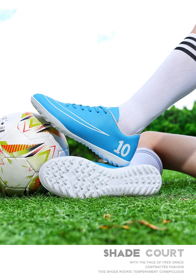 New Men Football Boots Sport Breathable Grass Professional Soccer Shoes High-quality Training Hot-selling Kids Unisex Students