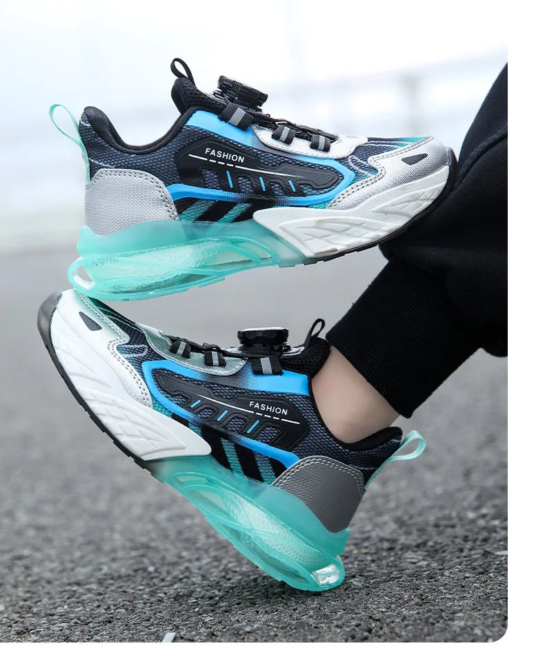 New Children Casual Shoes Four Seasons Kids Mesh Sneaker Non-slip Basketball Sports Shoes Boys Girls Sneaker Outdoor Shoes