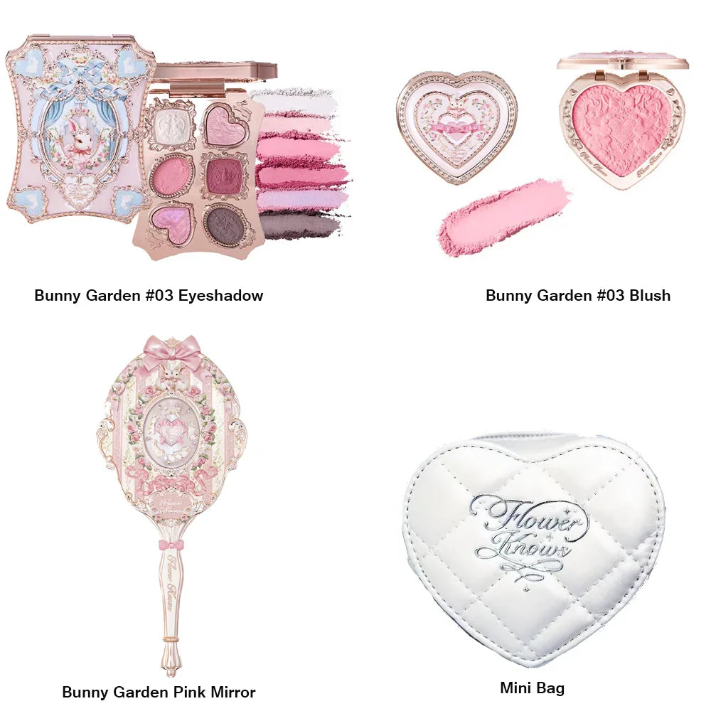 All In One Makeup Set Gift Box Garden Cushion Cream Foundation Matte Blush Long Lasting Velvet Lip Cream With Bag