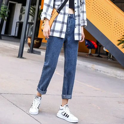 Calça Dad Soltinha de Cintura Alta e Efeito Emagrecedor Outono