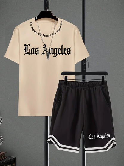 youth set for Summer 2025 featuring letter prints is a vibrant and fashionable streetwear