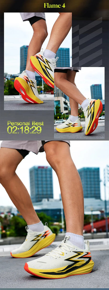 Men Running Shoes Carbon Board Speciality Sports Breathable Lightweight Women's Comfortable Chunta Athletic Sneakers