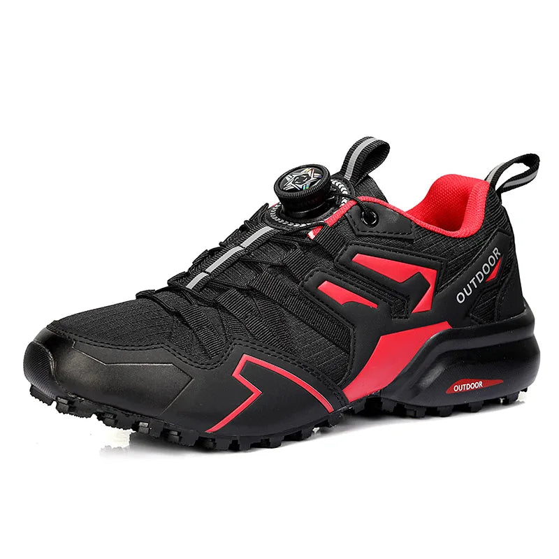 Men's Casual Sports Shoes Size 40-47 Rotating Lace-Up Men's Shoes Outdoor Non-Slip Breathable Comfortable Men's Sports Shoes