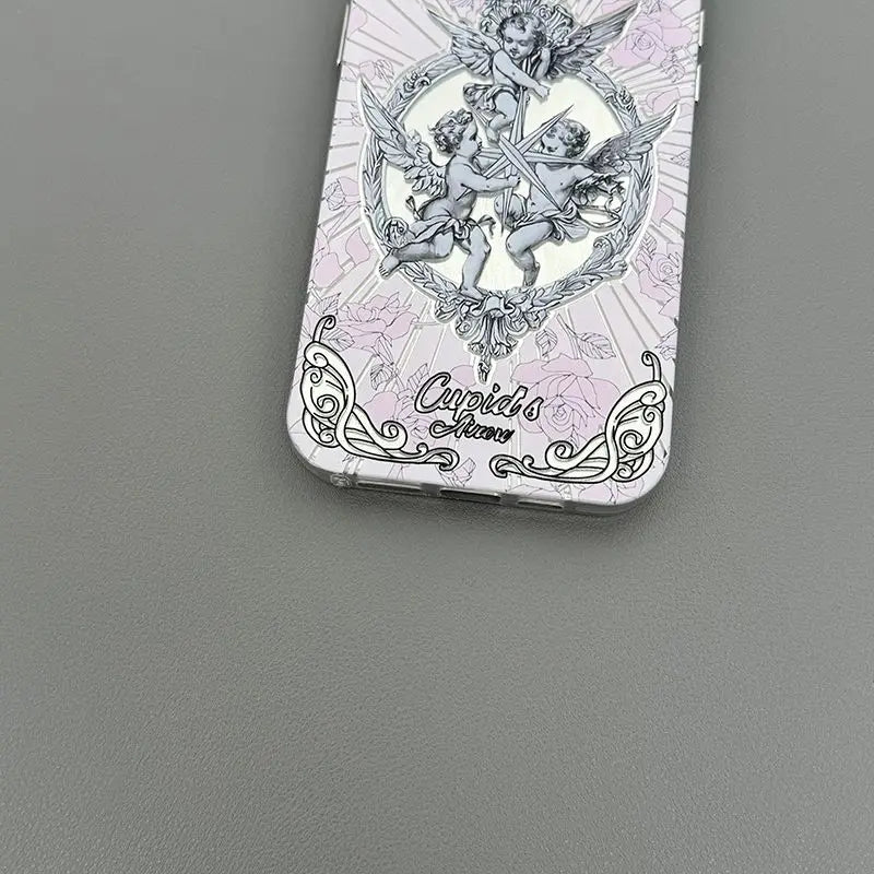 Phone Case for iPhone 16 15 14 Plus 13 12 11 Pro Max X Xs XR 8 7 Feather Texture Hard Cover