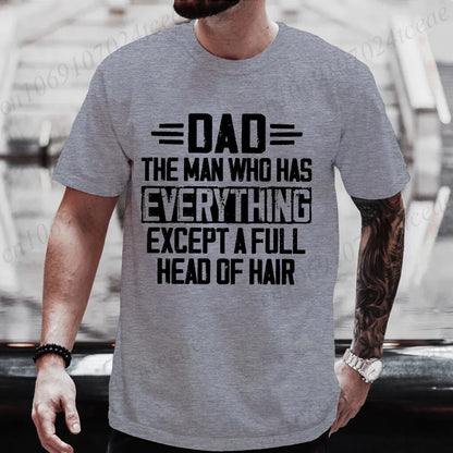 Men Funny Dad T Shirt T-Shirts Clothing Casual Short Sleeve Graphic Printed Tees Fashion Hip Hop Streetwear Father Gift Tops